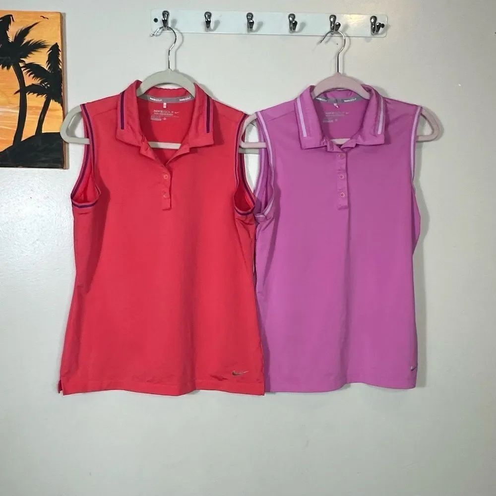 Nike Women's Tank Tops - Red and Purple